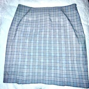 IMNYC Isaac Mizrahi plaid skirt XL